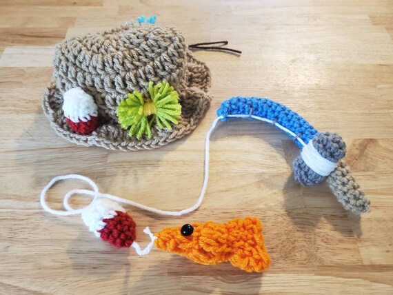 crochet newborn fisherman hat