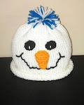 Super Soft Knitted Snowman Hat