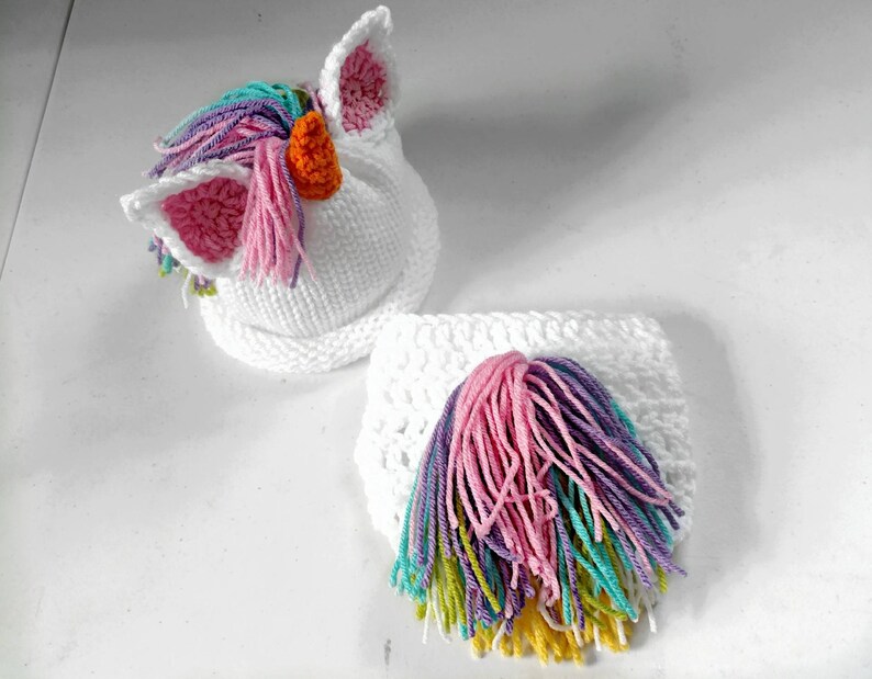 Baby Girl Unicorn Outfit photo prop crochet Full Set Same Price