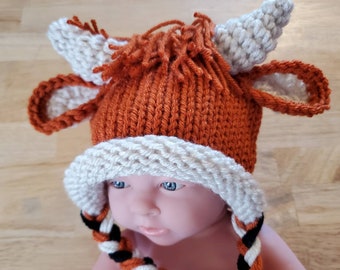 Highland Cow Hat - Any Size Same Price!!!