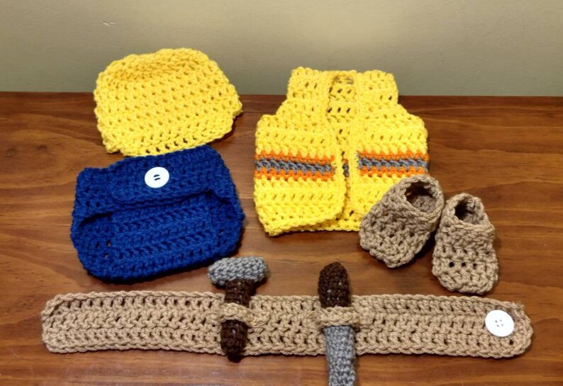 baby boy construction outfit