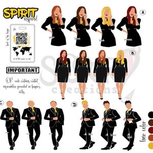 Spirit Airlines Crew Luggage Tag