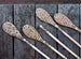 Wood-burned wooden spoon 