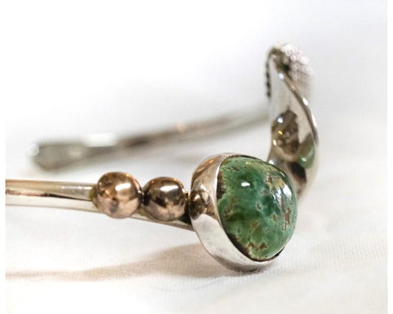 Contemporary Native American Signed Handmade Turq… - image 8