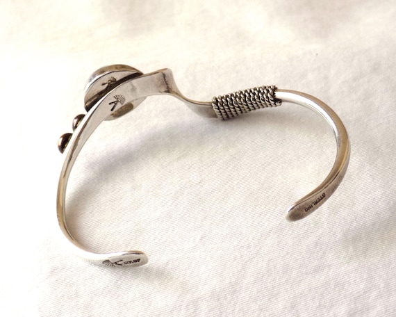 Contemporary Native American Signed Handmade Turq… - image 6