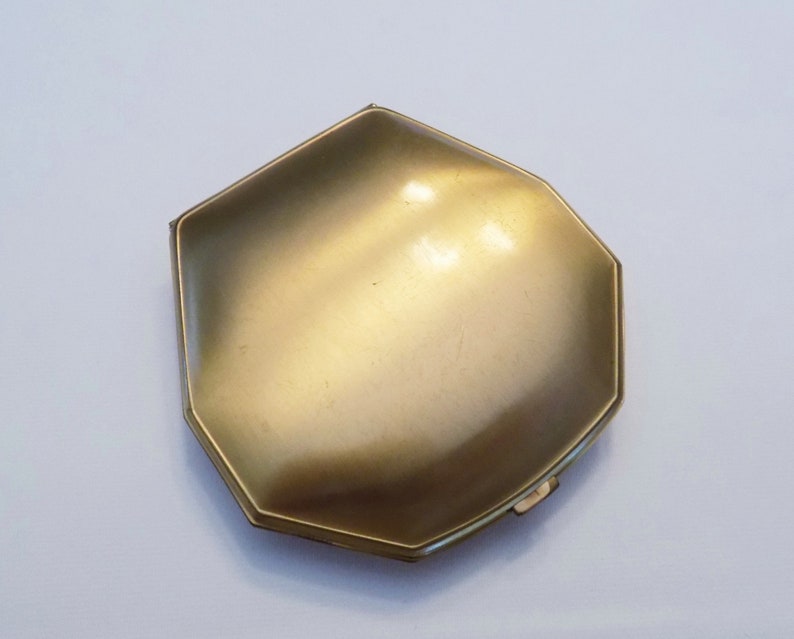 World War II American Eagle Compact Excellent Condition Powder Rouge Compact Elgin America US Army Insignia