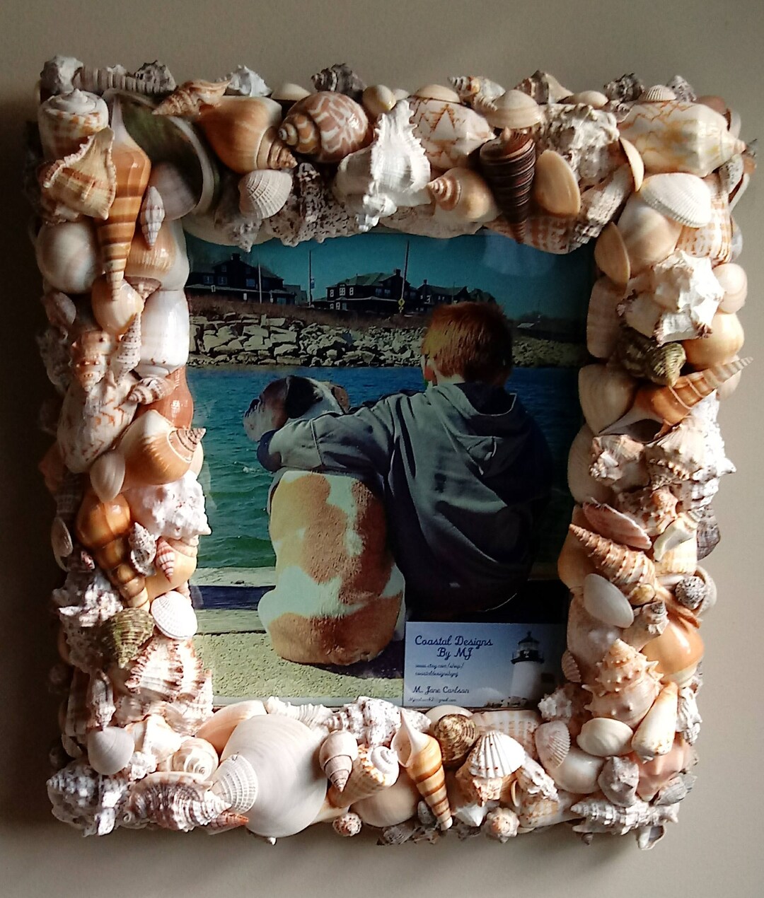 Beach Decor - Shell Frame (SF0005) - Etsy