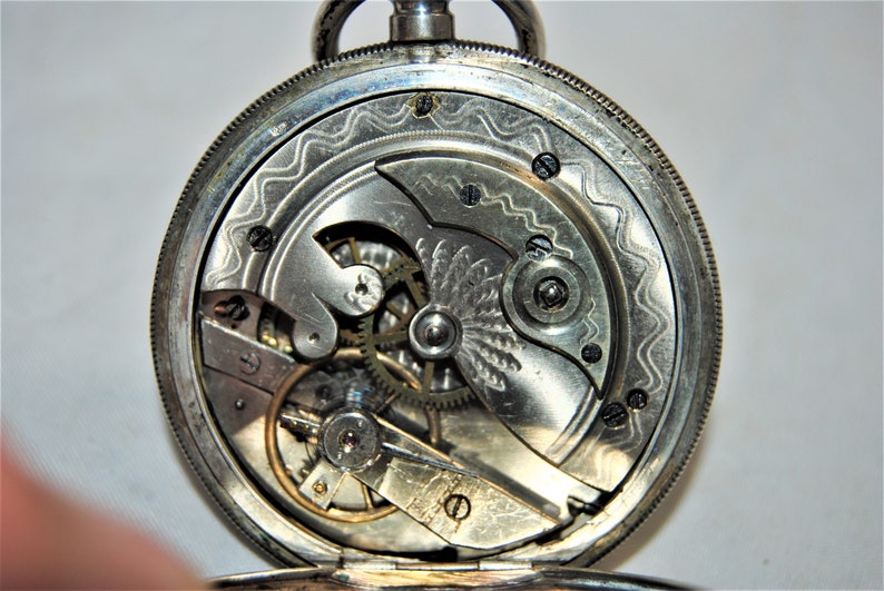 WORKING Antique Louis Jacot Locle .800 Silver Pocket Watch OBO - Etsy