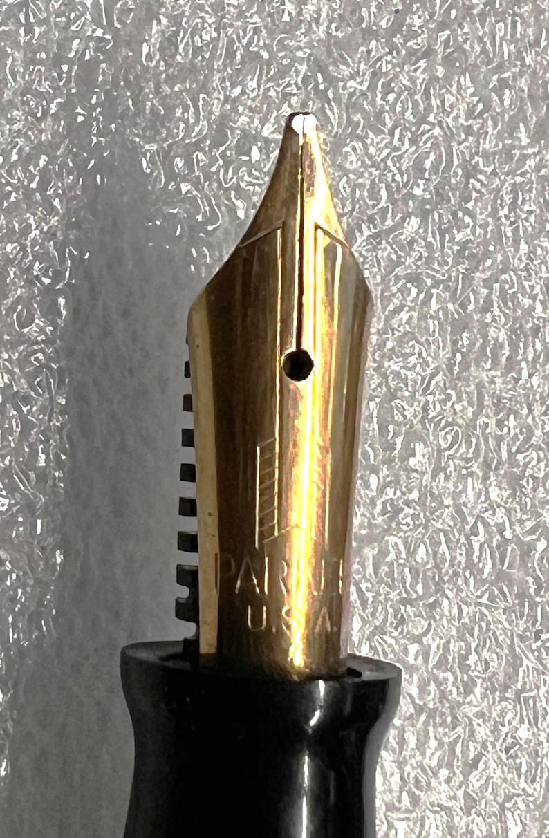 RESTORED 1948 Parker Major Silver Pearl Vacumatic Blue Diamond Fountain ...