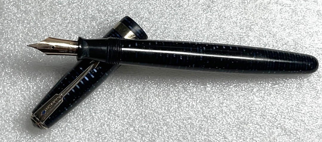 Restored 1944 Parker Azure Blue Vacumatic Fountain Pen - Etsy