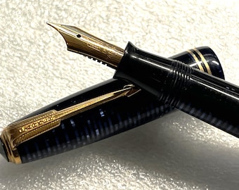 Prachtig GERESTAUREERD 1947 Parker Azure Blue vacuümvulpen