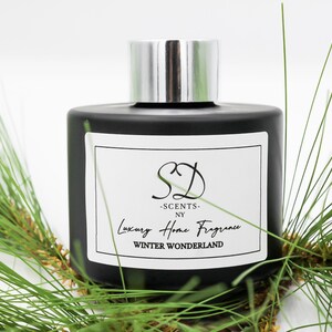 Reed Diffuser Set, Winter Wonderland  , Home fragrance, Diffuser oil set, Luxury Scents