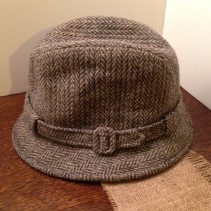 Harris Tweed Fedora men's hat