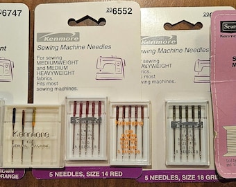Kenmore Sewing Machine Needles (U PICK Size and Quantity)