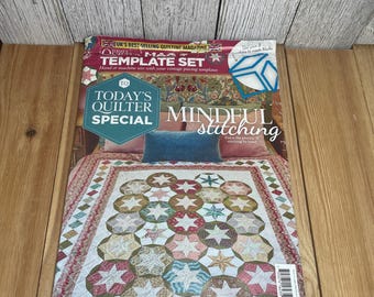 Today's Quilter Mag and Template Set Mindful Stitching Issue 125 Printed in the UK Unopened Book Pattern