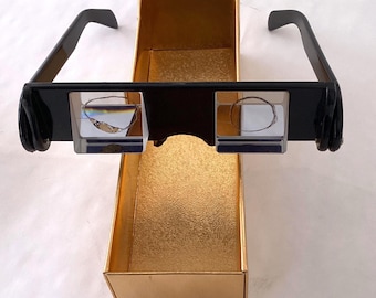 Vintage TV Glasses Japan TV Spectacles Reading Prism