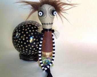 Anxiety Faerie Art Doll Handmade Worry Doll