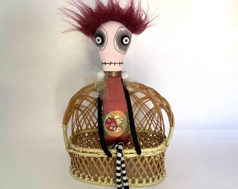 Handmade Art Doll Progressive Worry Doll
