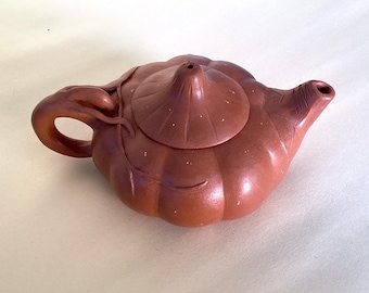 Quality Yixing ZiSha Clay Pumpkin Teapot