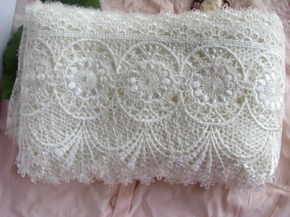 10yds superbe mariage Venise Venise mariage Lace Trim de grande 140mm abat-jour victorien de Rideau 1c8621 10yds superbe mariage Venise Venise mariage Lace Trim de grande 140mm abat-jour victorien de Rideau 1c8621