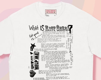 riot grrrl manifesto t-shirt | feminist punk rock | 90s punk feminism