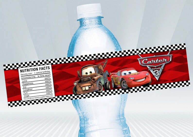 disney cars water bottle