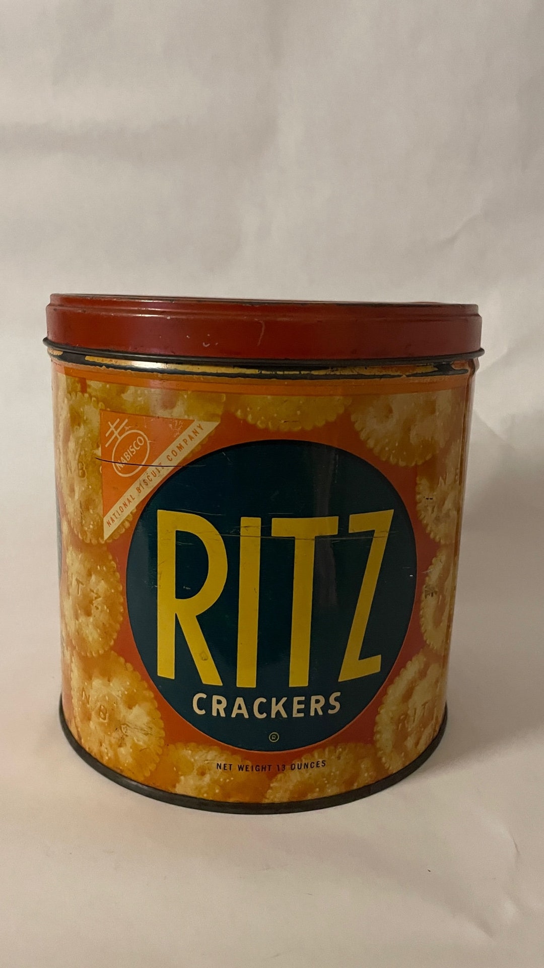 Mexican Ritz Vintage Mexican Ritz Nabasico Tin Can With Lid Advertising - Etsy