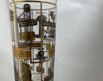 vintage MCM Las Vegas highball souvenir glass