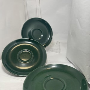 Vintage Russell Wright Casual Iroquois Pairsley Green saucers