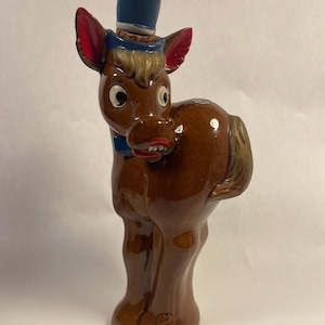 Vintage handgeschilderde ezelalcoholkaraf van Tilso uit Japan
