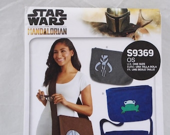 Simplicity 9369,  Star wars, Mandalorian, Messenger Bags and Laptop Sleeves,  Uncut, Unopened