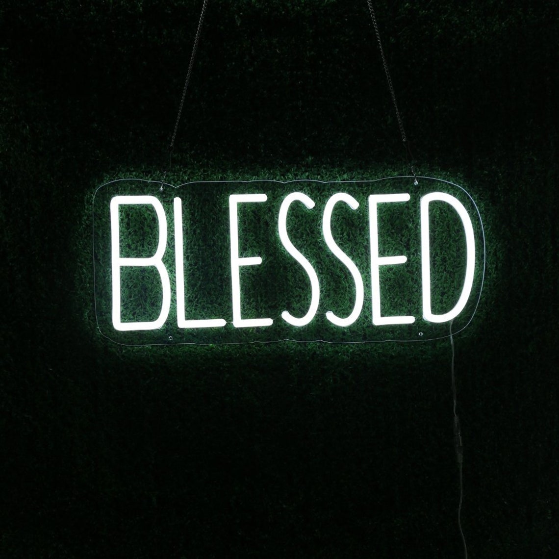 Blessed Sign LED Neon Light for Wall Decor Party Bar Home - Etsy UK