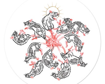 Vinyl Stickers - The Rat King Sticker