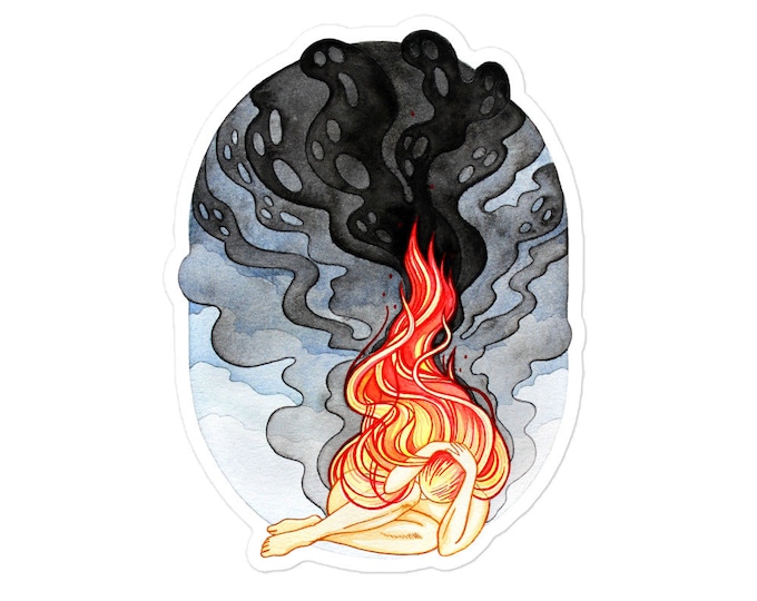 Vinyl Stickers - Haunting Thoughts