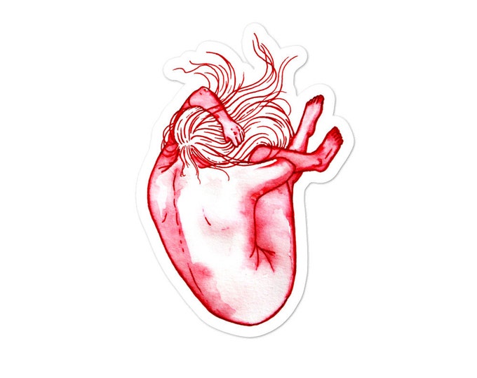 Vinyl Stickers - Human Heart No. 4 Sticker