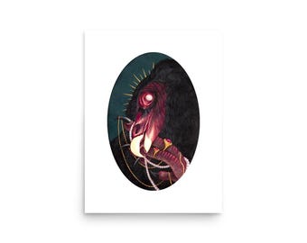 Mixed Media Art Prints - The Collector