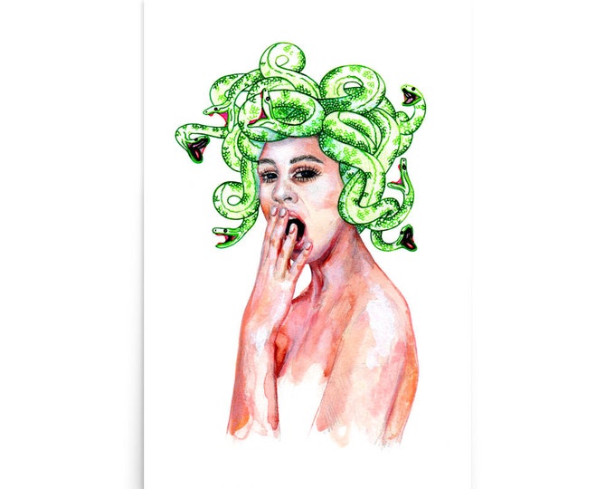 Mixed Media Art Prints - Sleepyhead Print