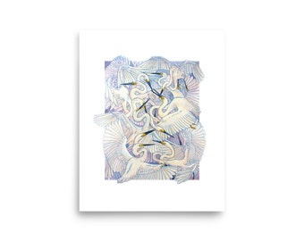 Watercolor Art Prints - Double Vision