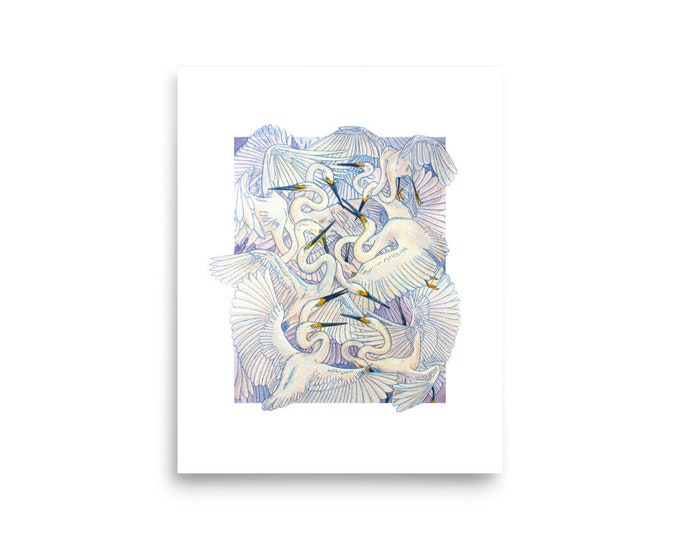 Watercolor Art Prints - Double Vision