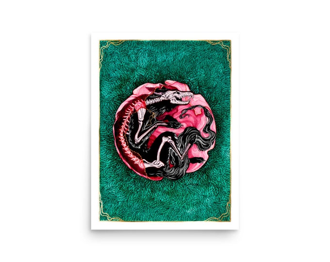 Mixed Media Art Prints - Big (but not so) Bad