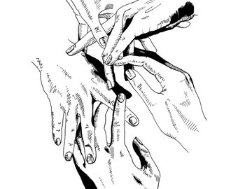 Original Artwork - “Hands To Self” (Pen)