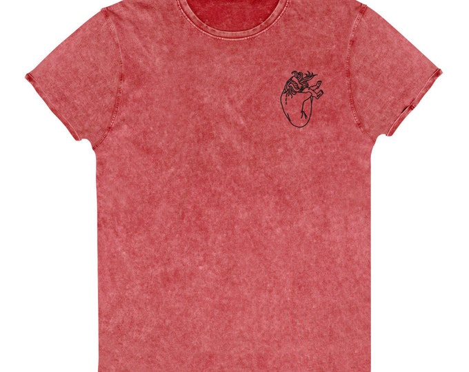 Embroidered Apparel - Human Heart Tee