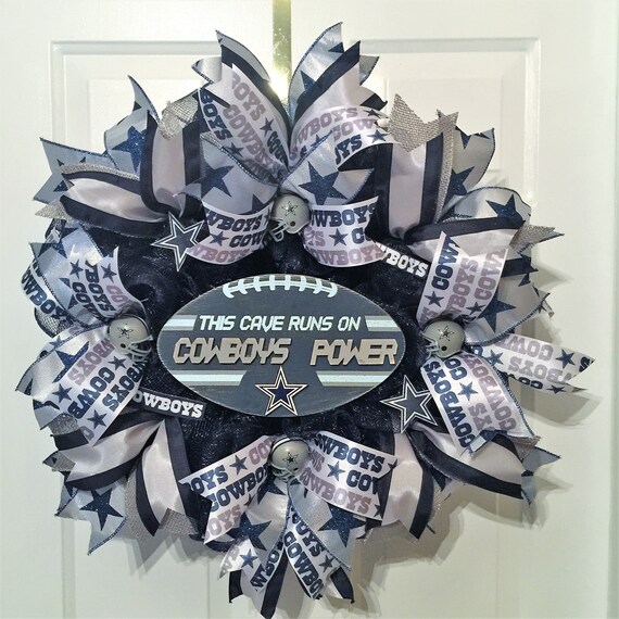 Dallas Cowboys Wreath Cowboys Wreath Football Wreath Sports Etsy
