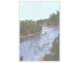 Peace Like a River -  Kiss-Cut Stickers