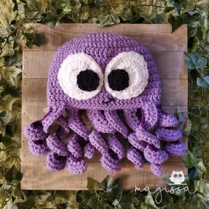 Crochet Octopus Hat - Handmade Crochet - Cozy Winter Hat