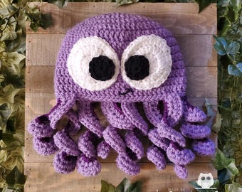 Crochet Octopus Hat - Handmade Crochet - Cozy Winter Hat