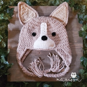 Crochet Corgi Hat