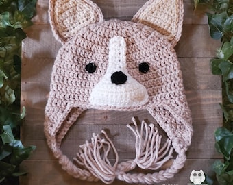 Crochet Corgi Hat