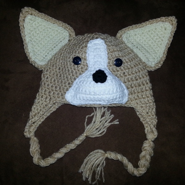 Crochet Corgi Hat