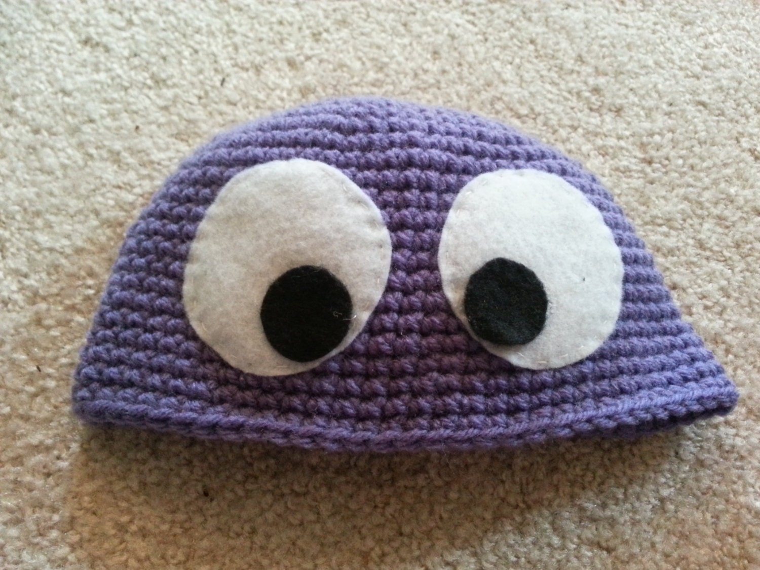 Crochet GooglyEyed Hat Etsy